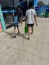 佑游游泳裤男士防尴尬泡温泉游泳馆沙滩裤平角泳裤三件套24020黑色XL 实拍图