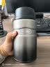 膳魔师（THERMOS） 焖烧杯大容量保温饭盒316L不锈钢闷粥杯焖烧罐保温桶饭桶TCLE 渐变黑 720ml 实拍图