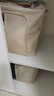 登比布艺收纳箱衣服棉被整理箱玩具衣物储物箱百纳箱 米色66L2只装 实拍图