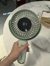 艾美特（AIRMATE）小风扇手持风扇折叠桌面办公室安静轻音家用壁挂100档便携式充电芭蕉学生儿童节能户外长续航FREE8 实拍图