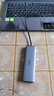 绿联Type-C扩展坞HDMI转接头4K60Hz拓展坞投屏千兆网口读卡USB3.0适用Macbook Air2025华为联想苹果 实拍图
