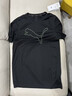 彪马（PUMA）吸湿速干羽毛球跑步短袖T恤男子夏季健身运动上衣 520315 黑色-01 S (170/92A) 实拍图