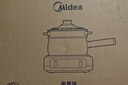 美的（Midea）电煮锅 小电锅 电蒸锅 电火锅 电热锅 分体式可拆洗 2.6L学生宿舍多功能锅 泡面锅 XZC2061 配蒸笼 实拍图