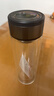 【京东物流配送】高硼硅双层玻璃杯大容量泡茶杯水杯子茶水分离杯 【双层加厚】茶杯350ml1只 实拍图
