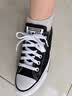 匡威（Converse）All Star夏季经典帆布男女低帮休闲运动鞋黑色101001 101001/黑色 37 实拍图