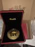 中国黄金（CHINA GOLD）黄金大饼1g克足金金片周年纪念日金饼七夕情人节礼物送女朋友老婆 【七夕甄选】足金大饼(金重约1g)赠平安喜乐礼盒 实拍图