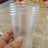 妙洁 塑料一次性杯子 茶水太空航空透明食品级加厚 240ml*100只装中号 实拍图