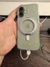绿联【360°旋转支架|晶薄透亮】适用iPhone17手机壳磁吸支架透明苹果17保护套气囊防摔镜头全包不发黄 实拍图