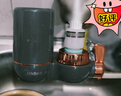 美的（Midea）净水器水龙头过滤器家用自来水滤水器直饮前置过滤器厨房卫生间通用除水垢除余氯双出水可清洗滤芯 一机三芯【两年免换滤芯】 实拍图