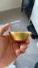 铜师傅《真金鎏镀实心铜元宝》客厅 桌面 铜摆件家居装饰摆件 乔迁礼物 真金鎏镀实心铜元宝大号单个 实拍图
