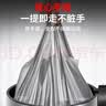 啦哄手提垃圾袋银色45*60cm80只1丝金刚钢袋背心垃圾袋家用加厚中号 实拍图