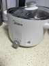 美的（Midea）电煮锅 0涂层不锈钢 宿舍小电锅 多功能家用宿舍泡面小火锅 2.6L蒸煮一体电热锅 XZC2066G 配蒸笼 实拍图