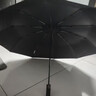 京东京造 黑武士环扣全自动雨伞加固加厚晴雨两用大号十骨【可挂包】105cm 实拍图