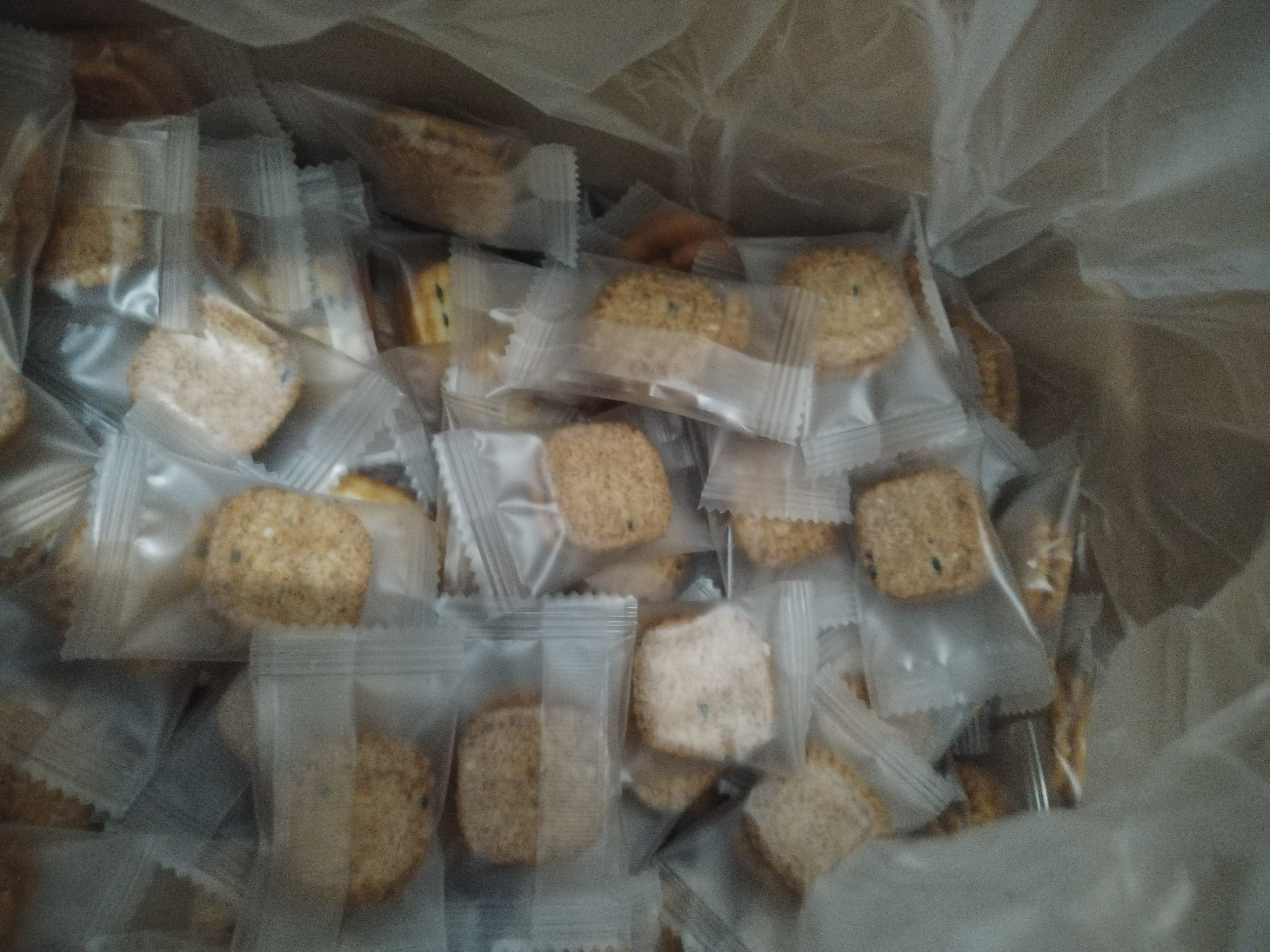 壁坳小方饼酥性小饼干独立包装办公零食整箱混合休闲零食商务招待5斤 实拍图