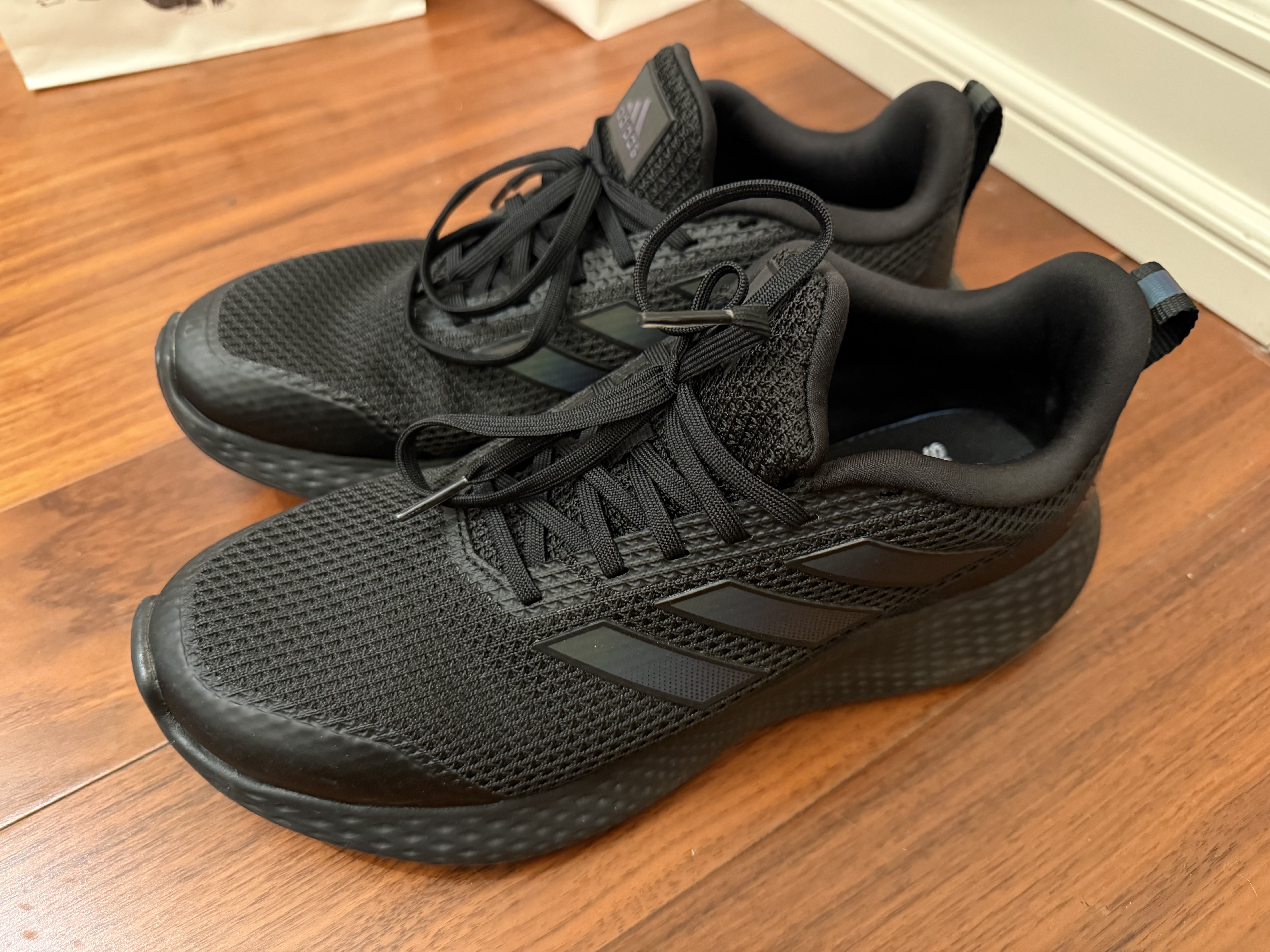 阿迪达斯 男女 休闲系列 EDGE GAMEDAY SHOES 跑步鞋 IF0585  42码 UK8码 实拍图