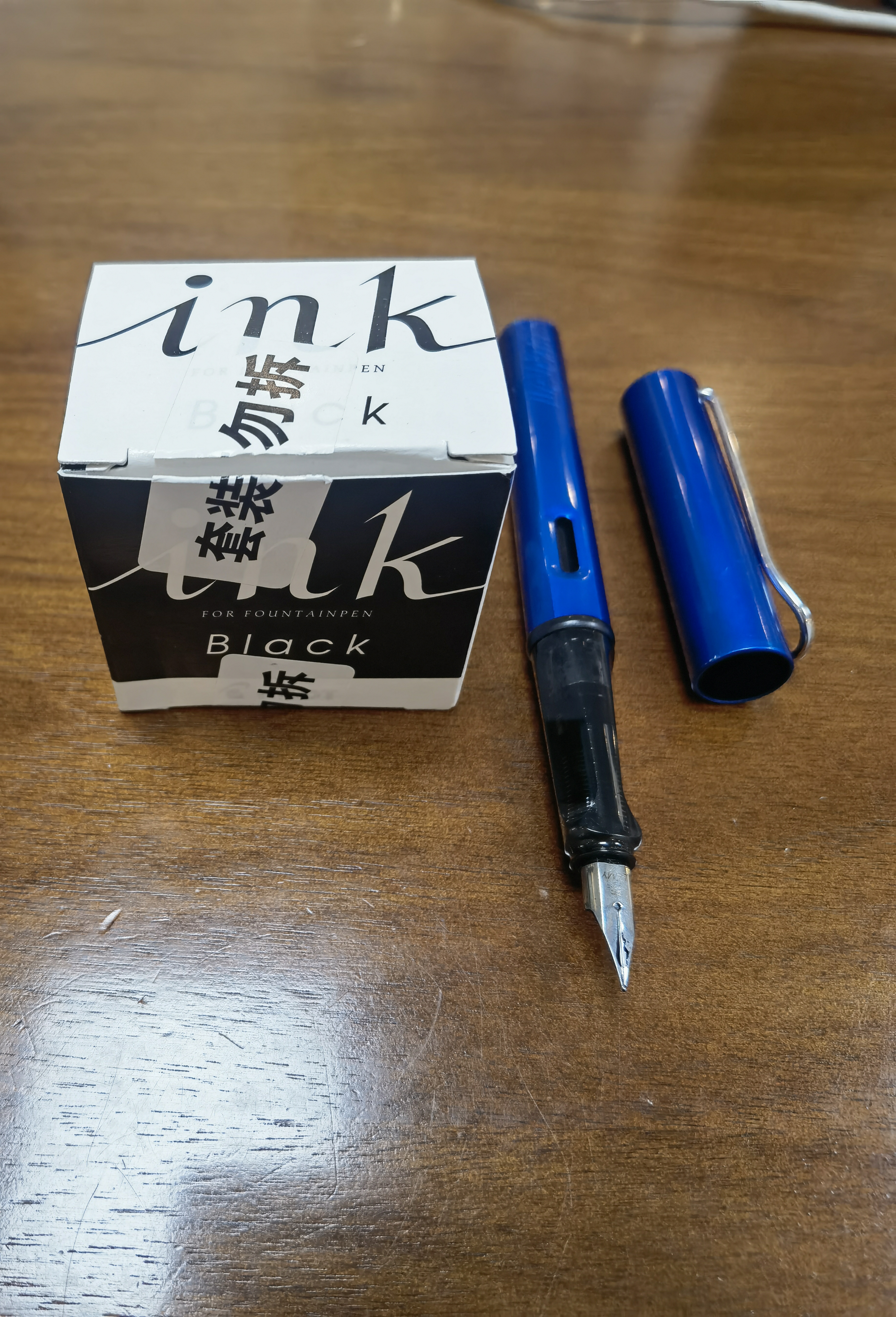 百乐（PILOT）【热门商品】非碳素墨水不堵笔 钢笔用墨水瓶装30ml INK-30-B原装进口黑色 实拍图