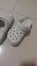 卡骆驰（CROCS）（crocs）经典Clog男女洞洞鞋一脚蹬沙滩鞋 CR10001-2Y2  37  实拍图