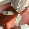 回力拖鞋男女凉拖鞋抑菌防滑浴室内外穿软弹凉拖鞋HL0397卡其40-41码 实拍图