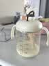 葆氏儿童牛奶杯学饮杯直饮喝水杯宝宝吸管杯PPSU材质带刻度330ML-熊猫 实拍图