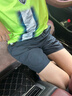 361°儿童短裤夏季男女童3-12岁透气运动裤梭织五分裤 黑 140 实拍图