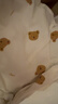 贝瑞加（Babyprints）婴儿连体衣2件装新生宝宝蝴蝶衣长袖护肚连身衣满月服 小熊59 实拍图