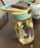 乐扣乐扣（LOCK&LOCK）手拎儿童吸管杯学生塑料水杯户外便携运动tritan材质 黄色400ml 实拍图