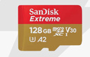 闪迪（SanDisk）128GB TF(MicroSD)内存卡4K极速金卡A2 V30 U3兼容大疆Pocket3/4P/Action 6运动相机/无人机存储卡 实拍图