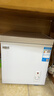 荣事达（Royalstar）小冰柜家用小型冷冻保鲜迷你冷藏商用卧式冷柜单用储母乳柜节能省电 128白色【可囤60斤肉 加厚发泡 强制冷】 实拍图