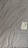 雅鹿·自由自在 A类抗菌空调被春秋夏凉被子夏季单人薄被子150x200cm 浅灰 实拍图