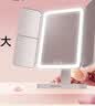 忆镜【七夕礼物】LED化妆镜带灯智能镜子美妆镜梳妆镜化妆灯美容器礼盒贝壳镜生日礼物送女友老婆 实拍图