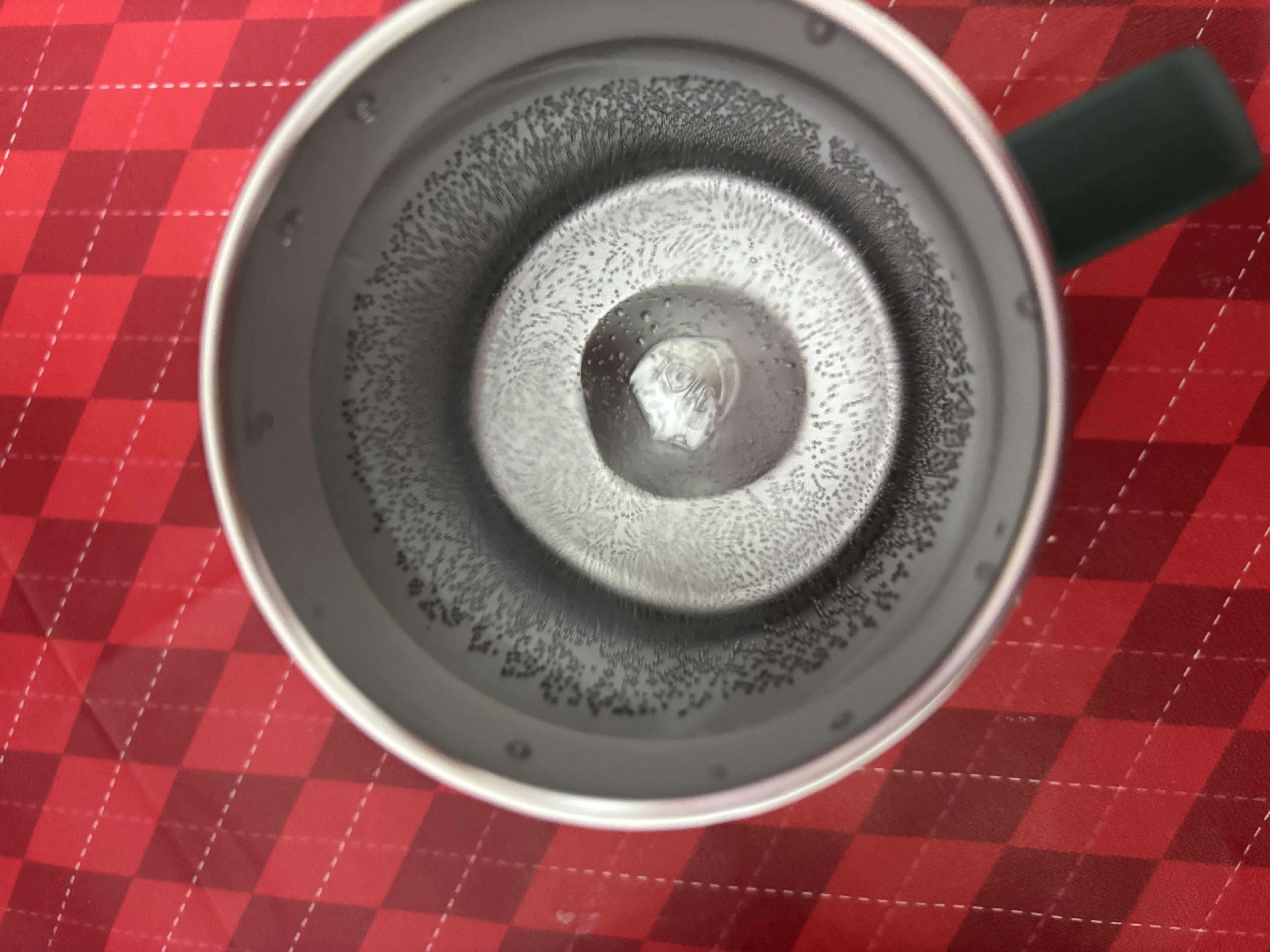 富光保温马克杯带盖316不锈钢办公室女咖啡杯大容量情侣水杯子礼物 波士顿绿【316内胆+滑盖】400ml 实拍图
