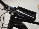 西骑者（West Biking） 自行车包山地车前梁包单车上管包手机工具包触屏马鞍包 黑色触屏版—1L 实拍图