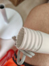 美的（Midea）【飓风节能】七叶柔风立式电风扇/家用轻音落地扇/台式小型风扇/大风力遥控定时摇头风扇 SAH35BSJ 实拍图