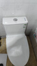 九牧（JOMOO）马桶 家用虹吸式马桶大冲力节水坐便器 防臭瞬冲 易洁抗菌马桶 行业爆款-升级无棱内壁11370-400坑 实拍图