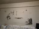 吉朵芸电视背景墙贴画客厅沙发卧室墙面装饰画墙壁画自粘防水遮丑墙贴纸 竹报平安 尺寸看详情或看主图第2张 实拍图