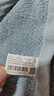 金号浴巾家纺 180*80cm加厚加大洗澡巾 纯棉A类吸水运动浴巾800g 蓝 实拍图