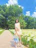 范思蓝恩花梨裙 无袖设计感气质A字连衣裙夏装新款韩版系带蝴蝶结 杏色 XS 实拍图
