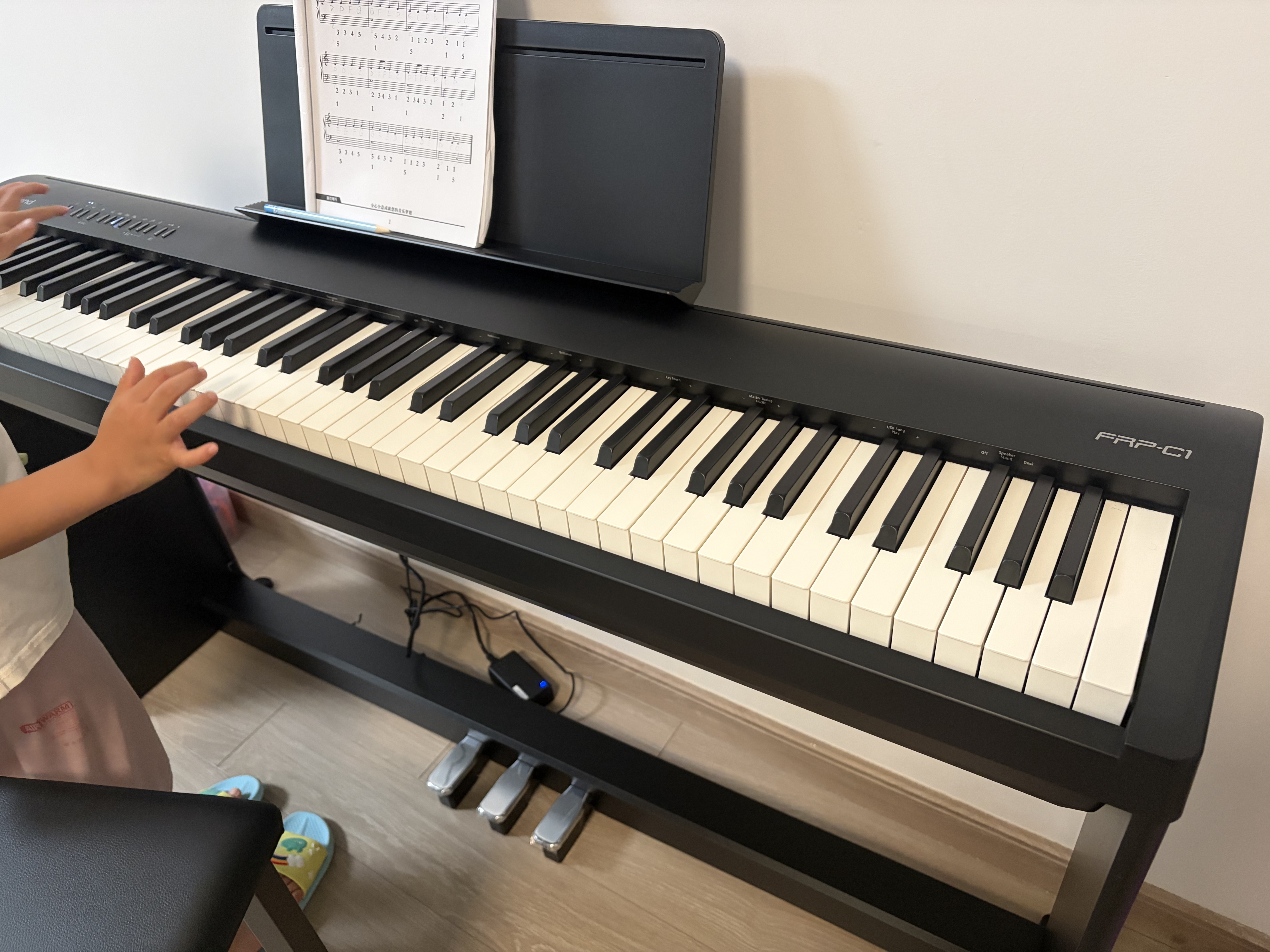 罗兰（Roland）FRP-C1重锤电钢琴LX/GP系列同款音源成人儿童初学入门旗舰新款 实拍图