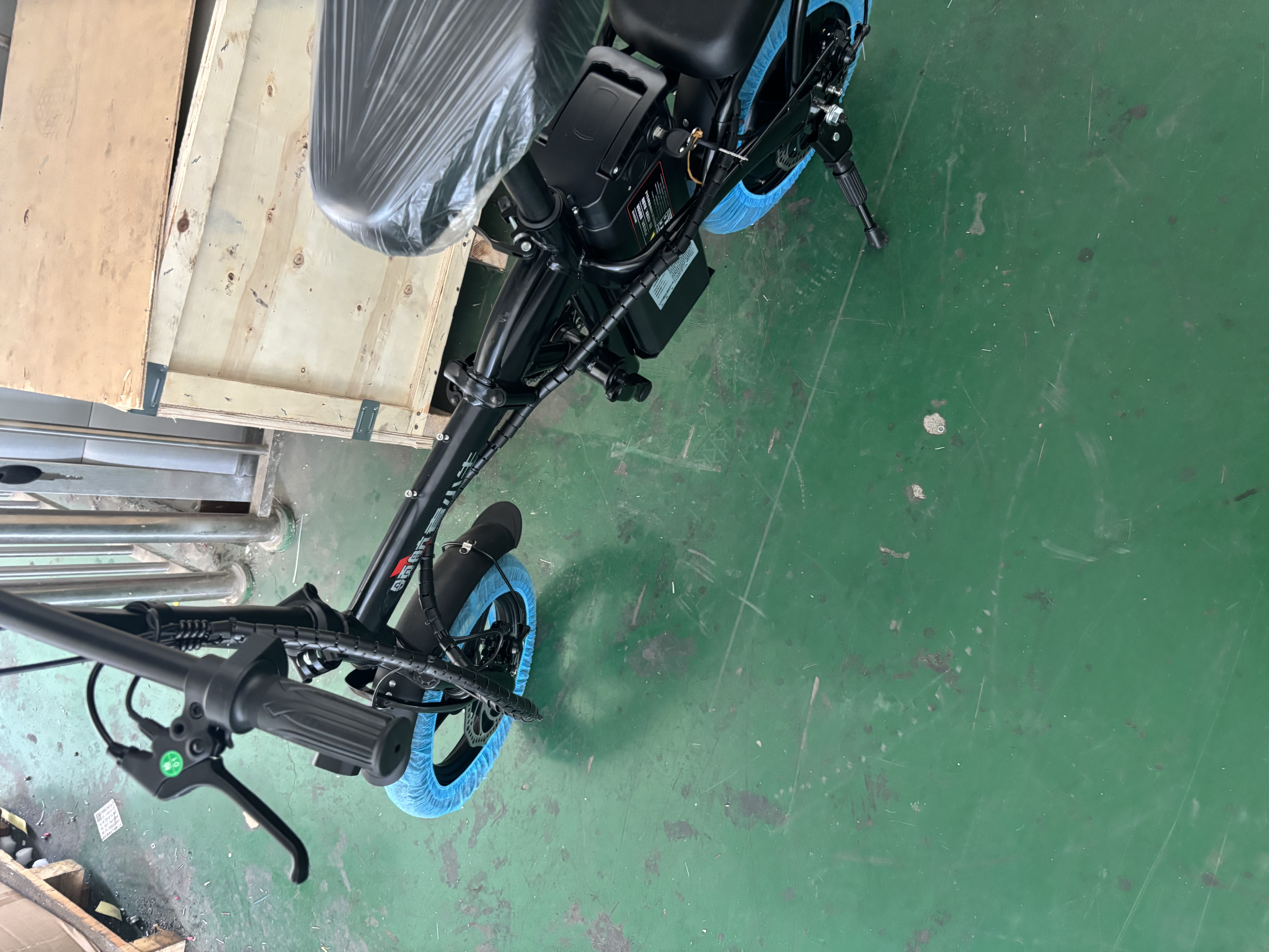 领航者小牛折叠电动车代驾专用超长续航新国标自行车成人小型电瓶单车锂电池 豪华版-8重减震-纯电续航约30-40KM 实拍图