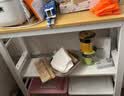 全品屋厨房置物架落地多功能切菜桌子多层餐边锅具置物收纳柜橱柜窄边柜 【橡木色台面】可切菜剁肉 三层长80宽30 实拍图