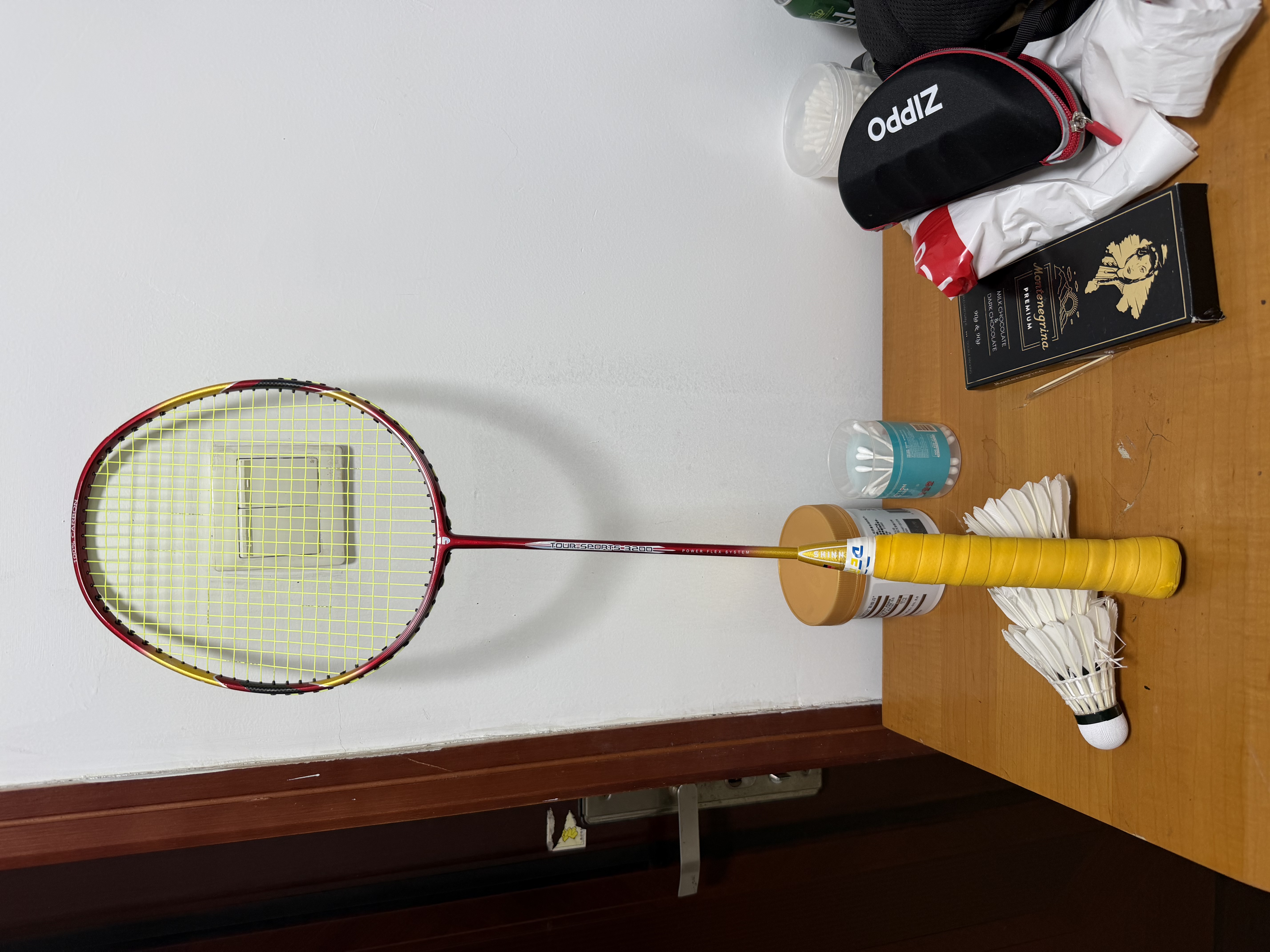 尤尼克斯（YONEX）羽毛球拍天斧进攻高磅全碳素进阶耐打AX10白粉红单拍已穿线附手胶 实拍图
