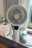 艾美特（AIRMATE）【天鹅MAX】空气循环扇直流变频家用大风力电风扇卧室轻音一级能效负离子净化语音落地扇 SRDI151 实拍图
