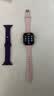 码仕适用苹果手表表带apple watch/ultra4/3/iwatch s12/11/10/9/8/7/6/SE女士硅胶亲肤小蛮腰秋冬腕带 实拍图
