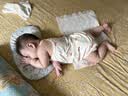 babycare新生儿枕头硅胶云片枕婴儿透气宝宝枕头0-6月可机洗43*21魔法兔 实拍图