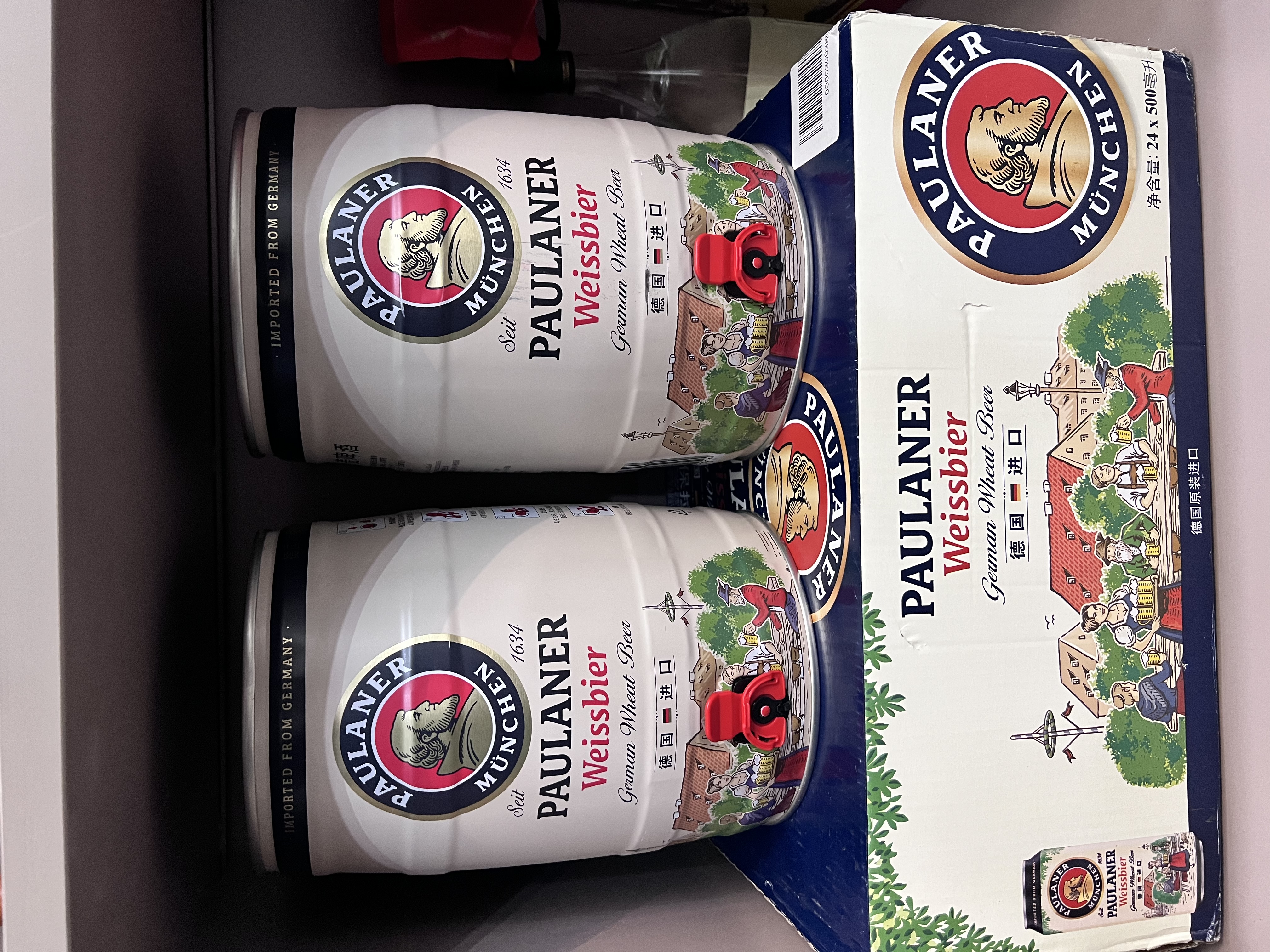 保拉纳（Paulaner）柏龙 酵母型小麦白啤 5L*1桶 德国啤酒 京东自营 球赛必备 实拍图