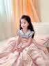 罗莱儿童幼儿园七件套 硅胶护脊枕芯床垫 A类可机洗纱布蚕丝入园午睡床品套件 实拍图