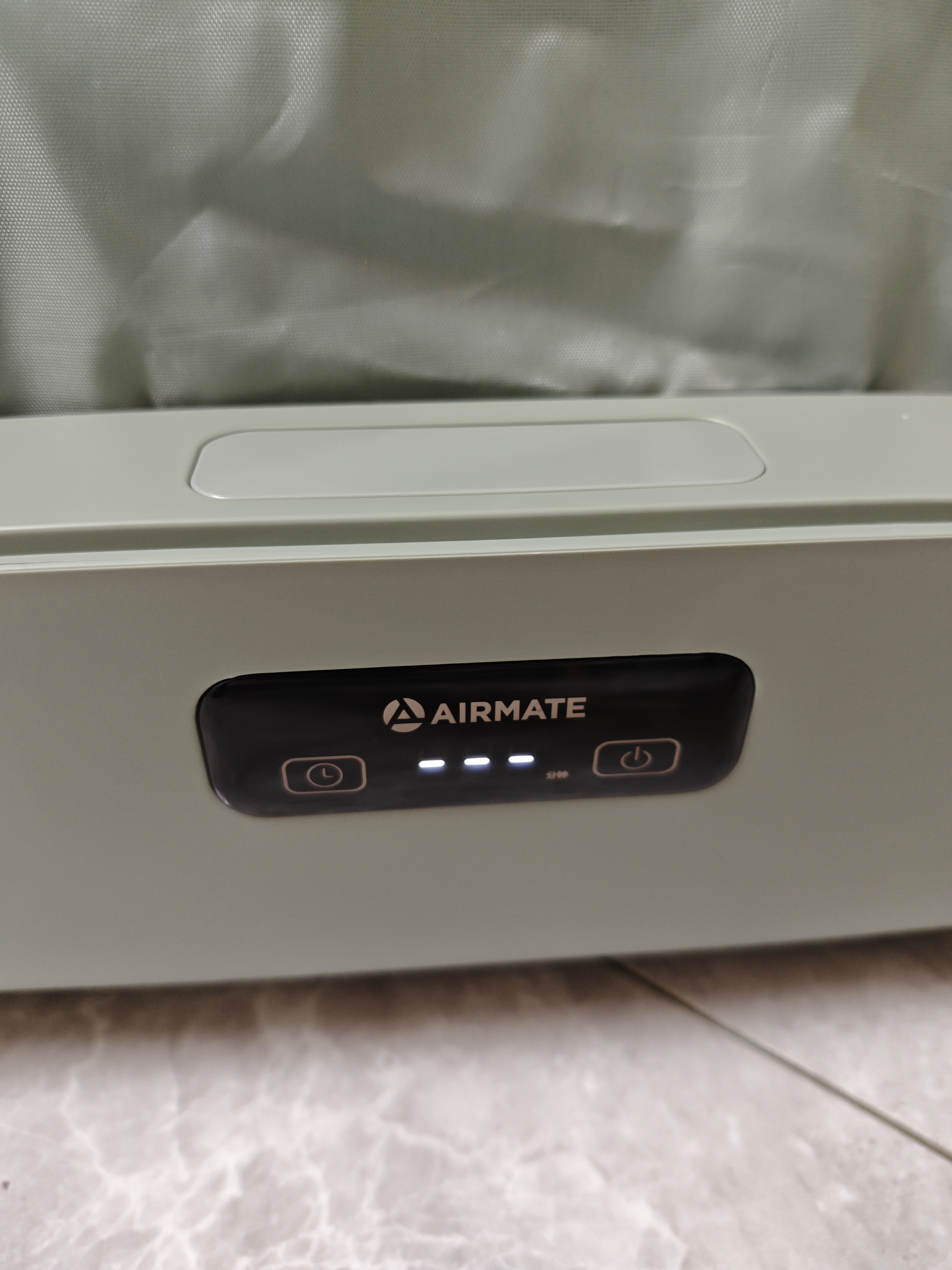 艾美特（AIRMATE）【折叠收纳】烘干机家用干衣机烘衣机暖风机巴氏杀菌小型婴儿衣物消毒机轻音定时风干机 HG08-R8 实拍图