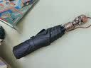 C'mon 全自动晴雨伞三折遮阳伞太阳伞女防紫外线男士商务伞 骷髅头 实拍图