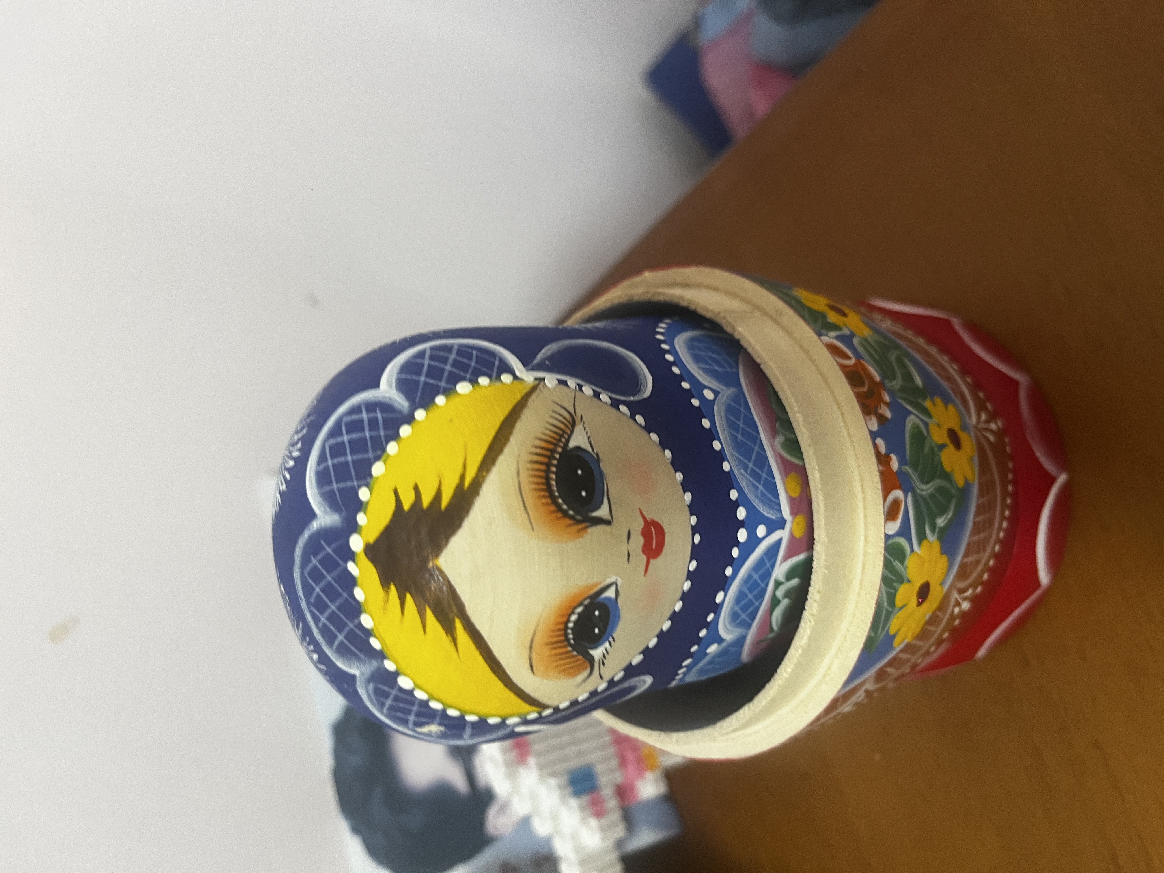 华诗孟俄罗斯套娃玩具10层风干椴木手工绘制生日礼物儿童益智木质玩具 实拍图