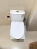 九牧（JOMOO）马桶家用一级水效防臭卫浴虹吸式马桶坐便器大冲力抗菌卫生间坐厕 无棱内壁【升级50大管径】11396 400坑距(2515城包安装) 实拍图